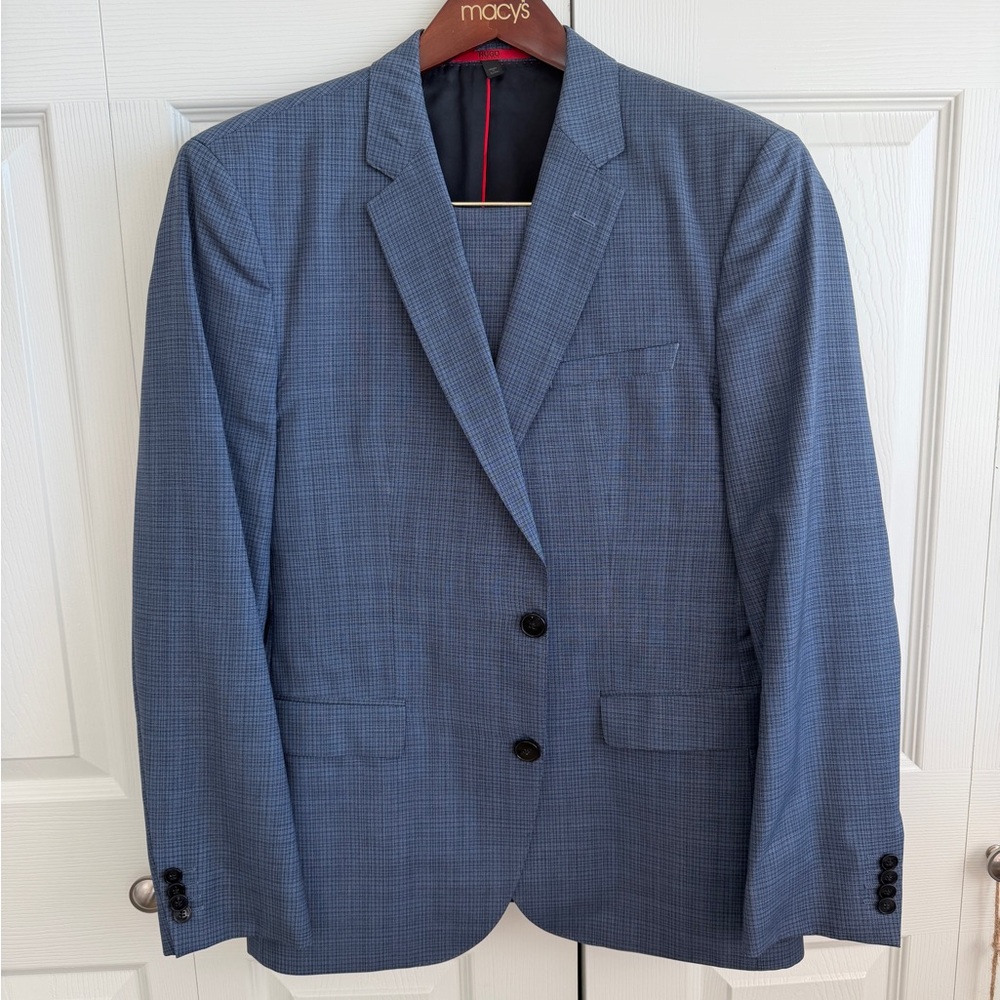 HUGO Classic Blue Slim Fit Suit
